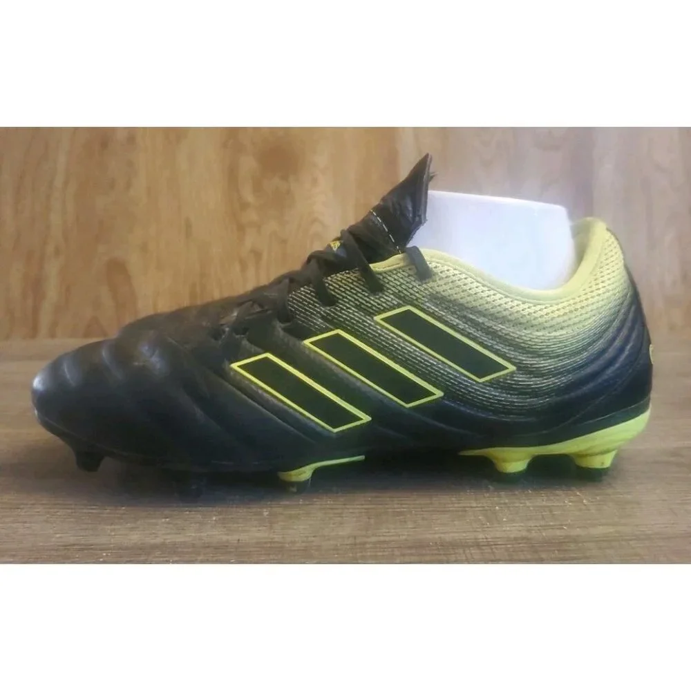 Adidas‎ Copa Gloro 19.2 FG Soccer Cleats Mens Size 7.5 Black Yellow